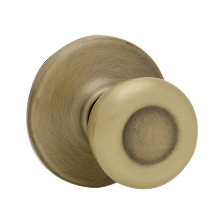 Kwikset Tylo Knob Interior Single Cylinder Handleset Trim, Satin Brass Blackened 966T-5